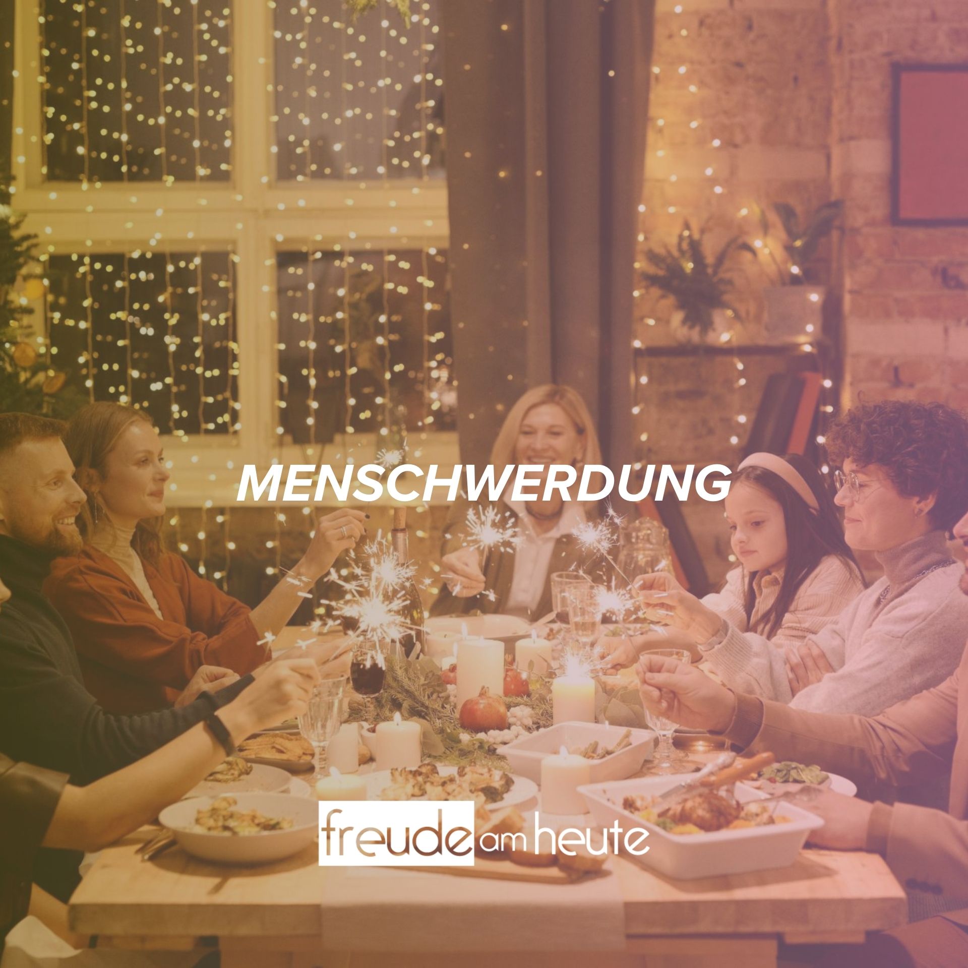 Geh an Weihnachten auf jemanden zu