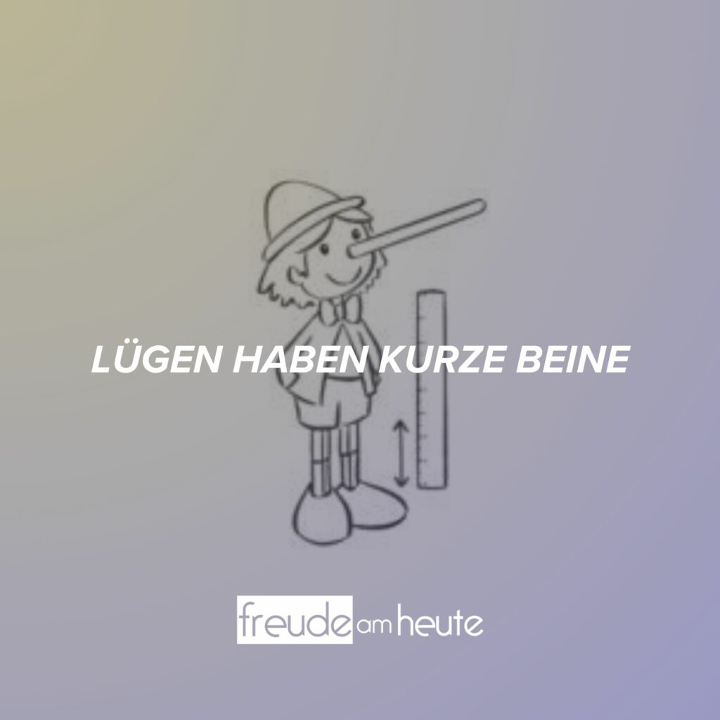 Sage die Wahrheit - Freude am Heute